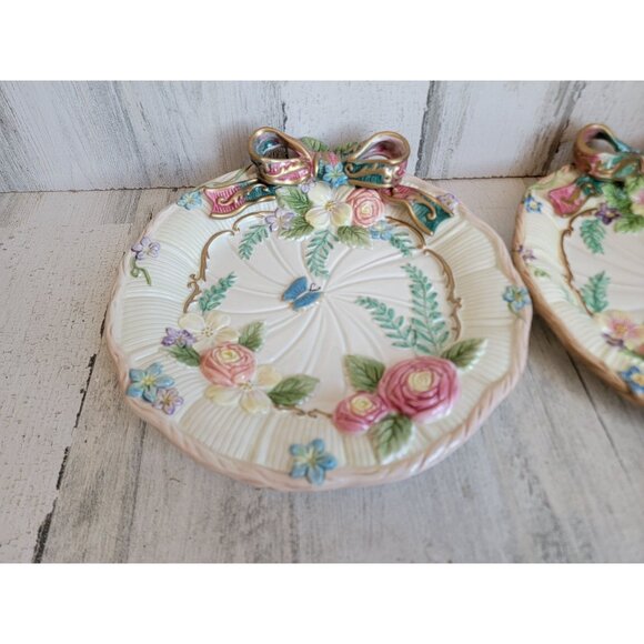 Fitz Floyd classic‎ woodland spring plate set xmas home decor - Picture 2 of 5